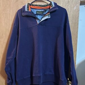 Orvis Deep Blue Quarter-Zip Pullover